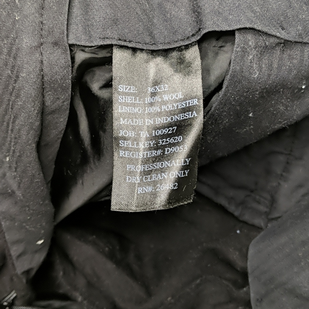 Quality wool men's pants 36w x 32L - Picture 5 of 6